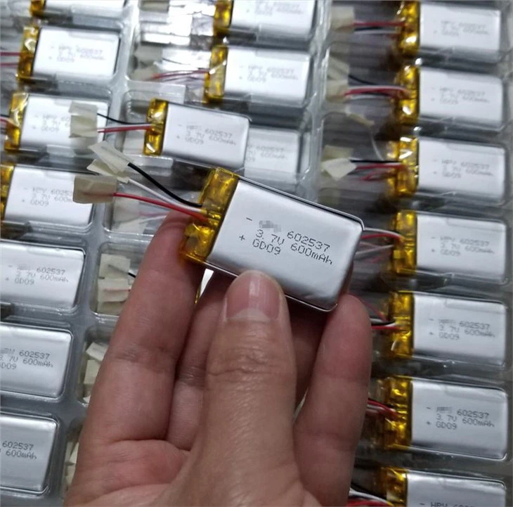 602537 600mAh polymer battery with pcm cable